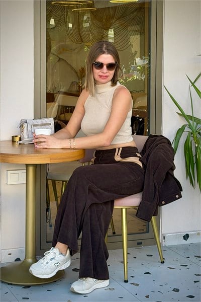 Lamante Desert Pantolon - Kahve 