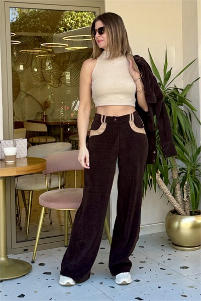 Lamante Desert Pantolon - Kahve 
