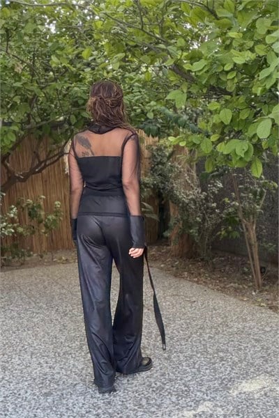 Lamante Outlaw Pantolon- Siyah