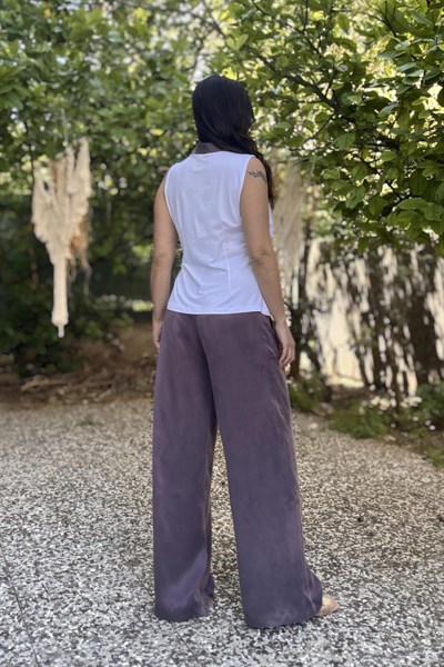 Lamante Purple Bluz - Beyaz