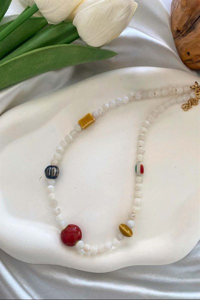 Maris Doğaltaş Kolye 