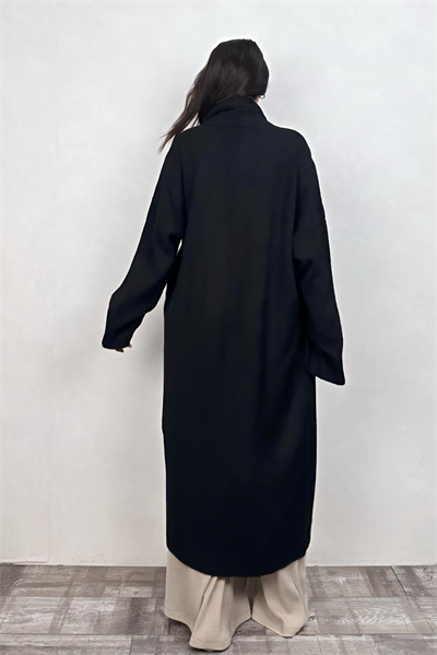 Maxi Bohem Hırka - Siyah