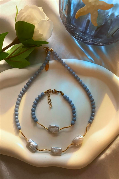Nefes Kolye Bileklik Set