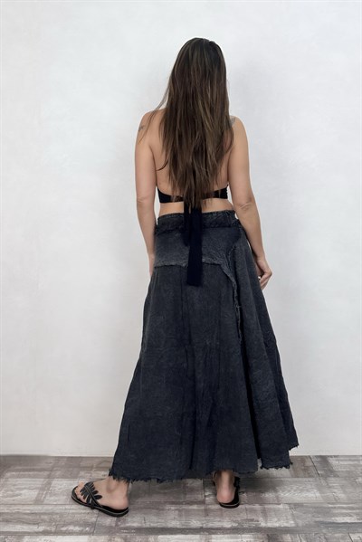 Nepal Boho Wrap Anvelop Etek - Siyah