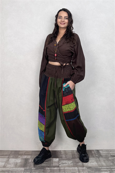 Nepal Clown Pantolon - Acı Kahve Haki