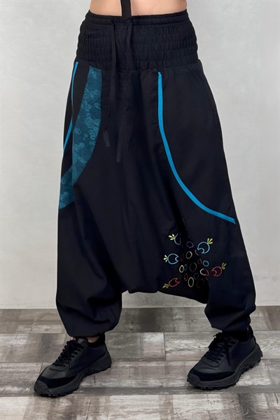 Nepal Clown Şalvar - Siyah