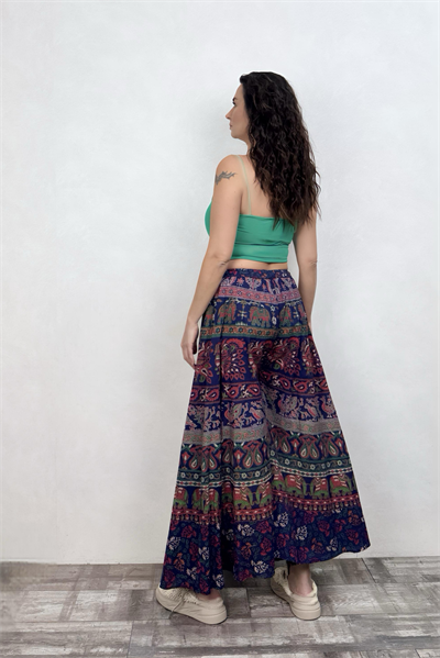 Nepal Filli Etek Pantolon - Lacivert