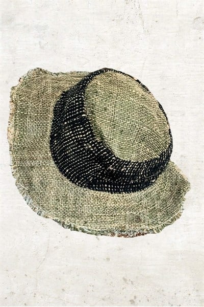 Nepal Hemp Şapka -Haki Siyah