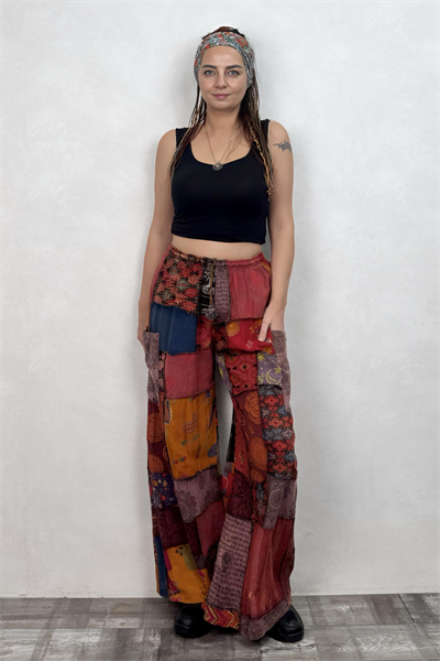 Nepal Patch Ivy Pocket Pantolon - Çok Renkli 2