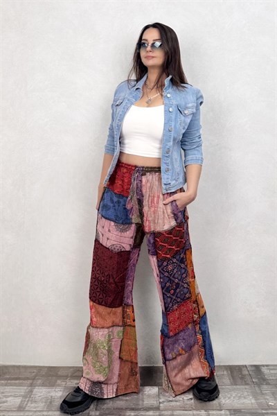 Nepal Patch Ivy Pantolon - Çok Renkli 4