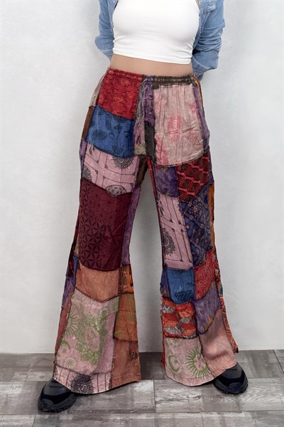 Nepal Patch Ivy Pantolon - Çok Renkli 4