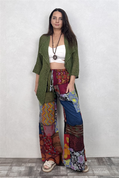 Nepal Patch Ivy Pocket Pantolon - Çok Renkli