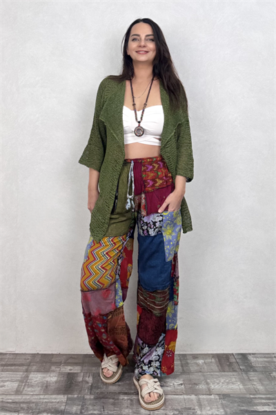 Nepal Patch Ivy Pocket Pantolon - Çok Renkli