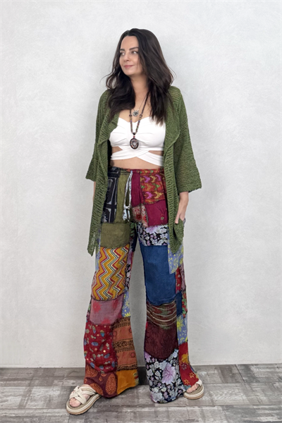 Nepal Patch Ivy Pocket Pantolon - Çok Renkli