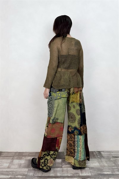 Nepal Patch Ivy Pocket Pantolon - Çok Renkli 3