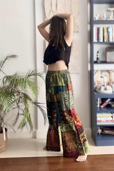 Nepal Patch Ivy Pocket Pantolon - Çok Renkli 7