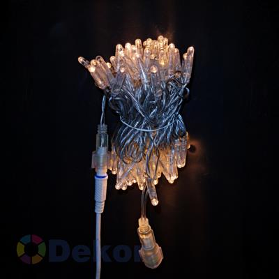 100L İç Mekan Beyaz Işık Şeffaf Kablo