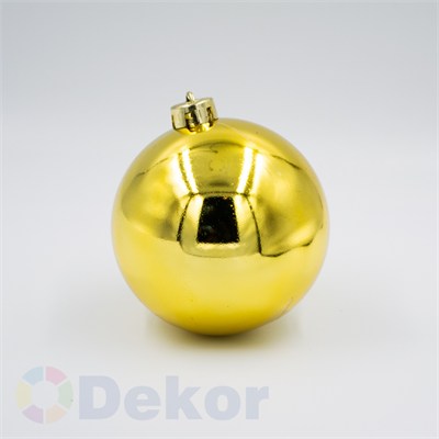 12 cm Yılbaşı Topu Gold PARLAK