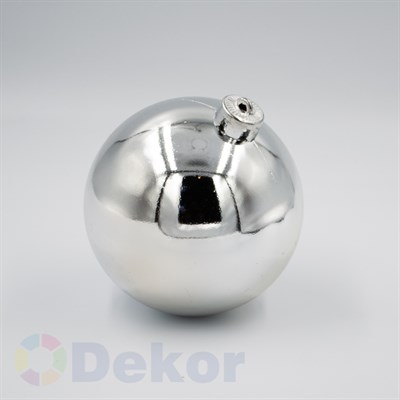 20 cm Yılbaşı Topu Silver PARLAK
