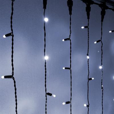 20 Metre Eklenebilir İp Led Beyaz Işık Siyah Kablo İç Mekan