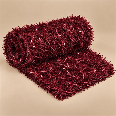 Bordo Parlak Karpet