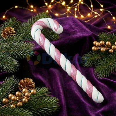 Pembe Beyaz Baston Şeker 120 cm (12x40x120)