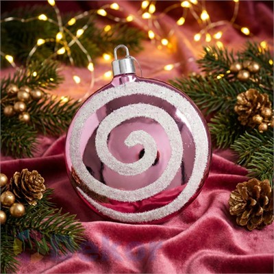 Pembe Beyaz Lolipop Şeker 30 cm