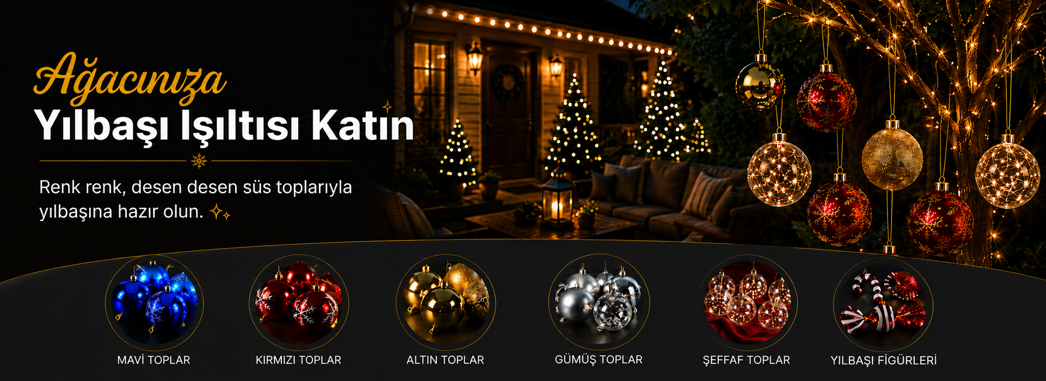 Yılbaşı Ağacınıza Renk Katacak Süs Topları