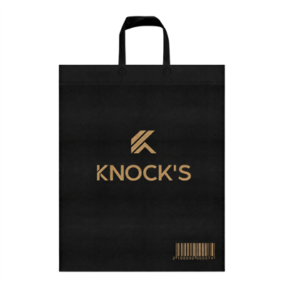40x50 cm Kulplu Ultrasonik Dikişli Nonwoven Tela Çanta