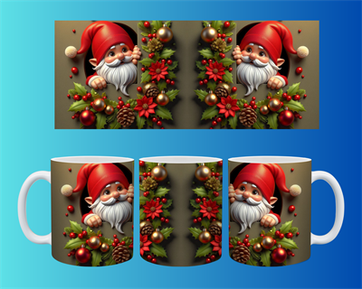 Yılbaşı ve Noel Konseptli Kupa – Renkli Özel Baskı Tasarım