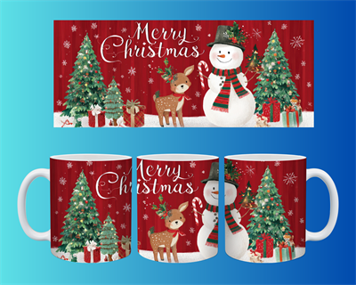 Yılbaşı ve Noel Konseptli Kupa – Renkli Özel Baskı Tasarım