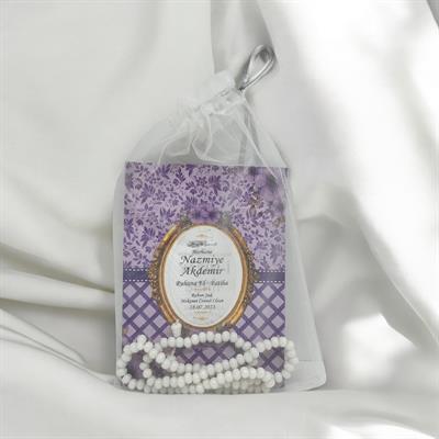 Kişiye Özel Etiketli Ekonomik Mor Yasin-i Şerif Kitap Seti