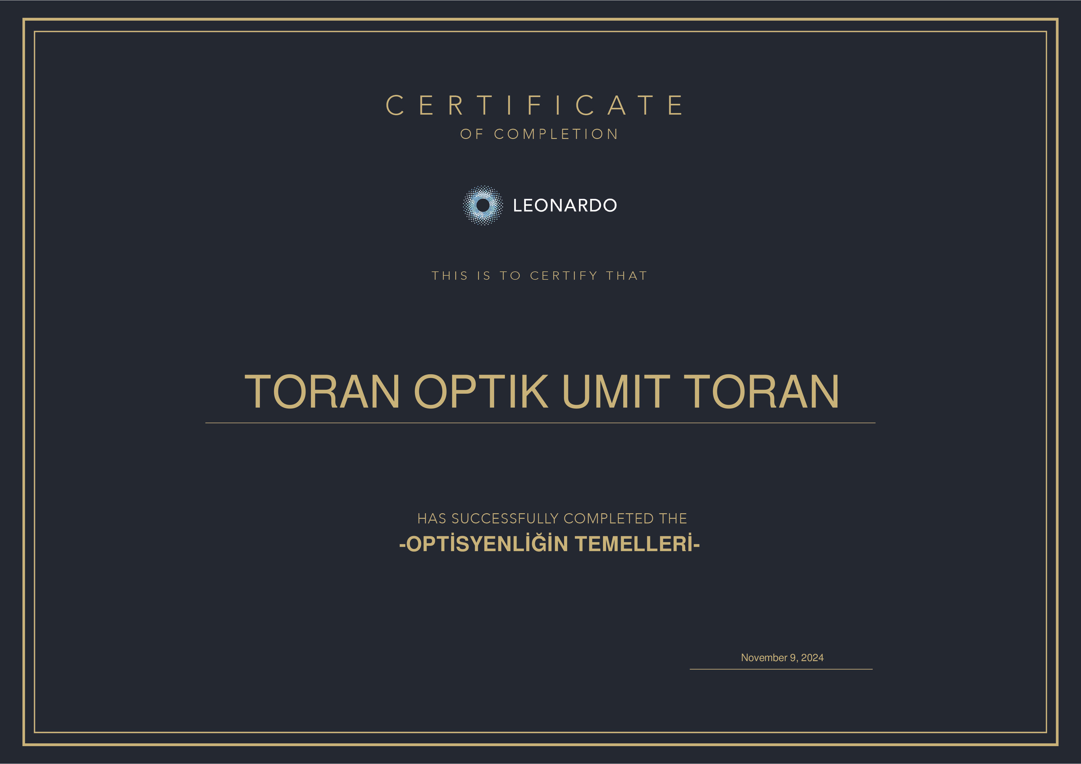 Optisyenliğin Temelleri