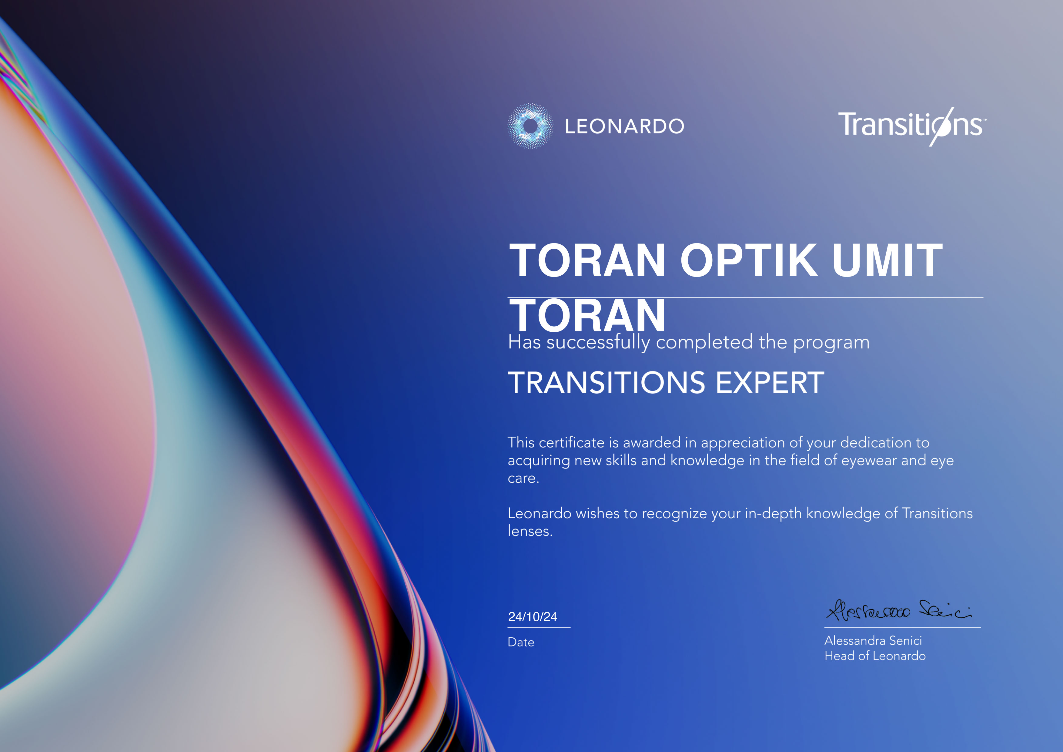 Transitions Expert