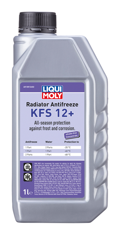 LIQUI MOLY Konsantre Antifriz KFS 12+ –68°C/G12+/KFS12+  1 Litre
