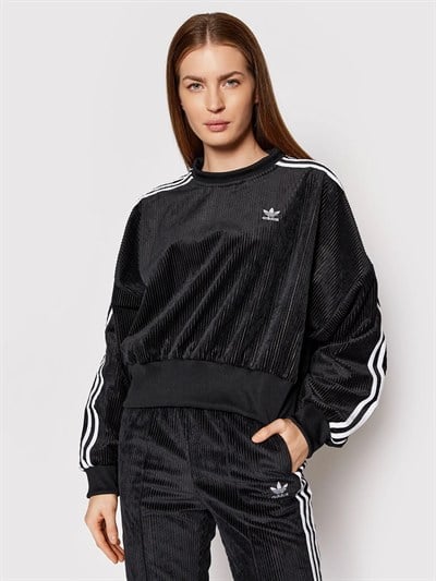 ADIDAS CORDED VELOUR KADIN SWEATSHIRT H37848