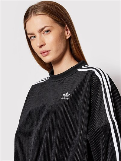 ADIDAS CORDED VELOUR KADIN SWEATSHIRT H37848