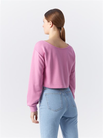 ADIDAS LUXE SLOUCHY CREW KADIN SWEATSHIRT HF6775