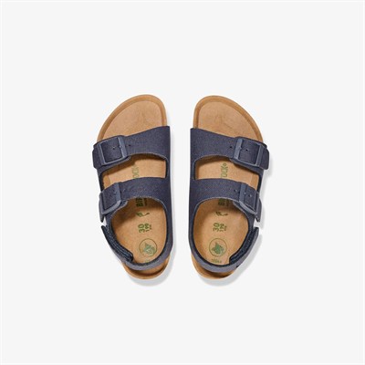 BIRKENSTOCK MILANO HL RIVET LOGO VEGAN CANVAS ÇOCUK SANDALET 1026960