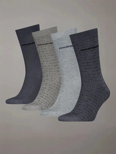CALVIN KLEIN ERKEK 4 LU ÇORAP 701235980-002