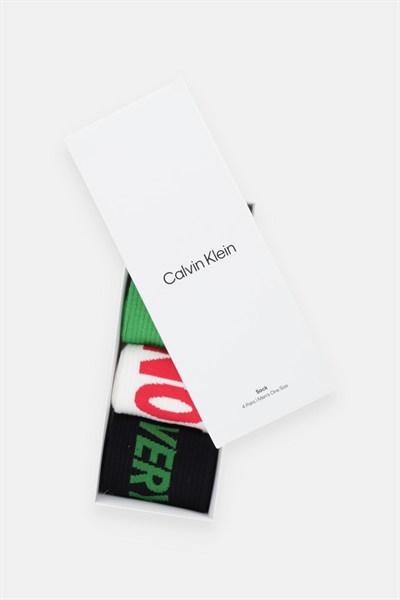 CALVIN KLEIN ERKEK 4 LU ÇORAP 701236603-001