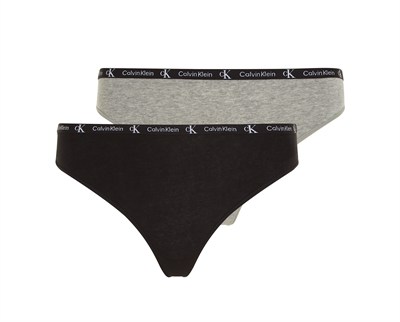 CALVIN KLEIN KADIN 2 Lİ TANGA QD3990E-BGH