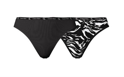 CALVIN KLEIN KADIN 2 Lİ TANGA QD3990E-BIK