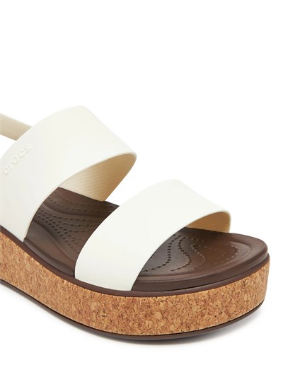 CROCS BROOKLYN CORK LOW WEDGE KADIN SANDALET 211144-0WV