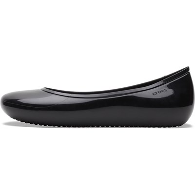 CROCS BROOKLYN HIGH SHINE FLAT KADIN BABET 209661-001