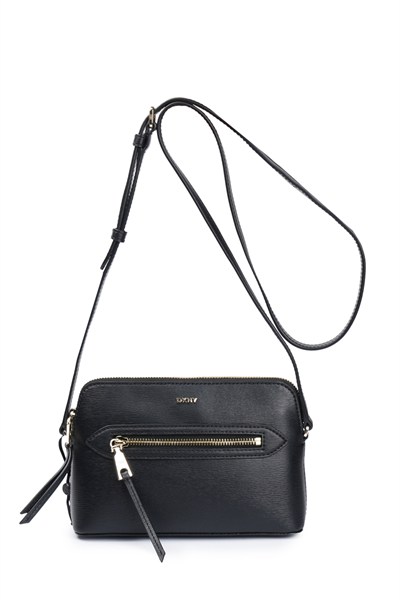 DKNY KADIN OMUZ ÇANTASI R31EZW90-BLACK-GOLD