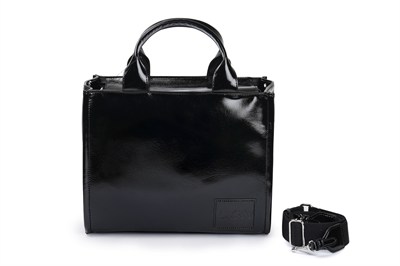 DKNY KADIN OMUZ ÇANTASI R41AXR57-BLACK-SILVER