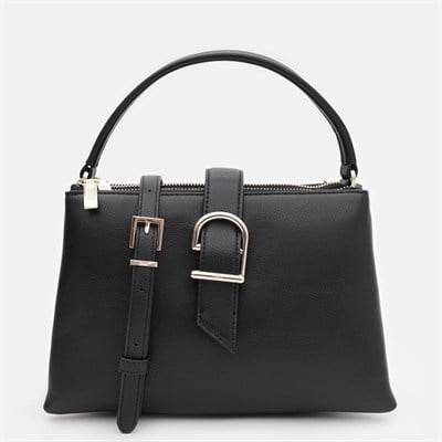 DKNY KADIN OMUZ ÇANTASI R41DZC27-BLACK-GOLD