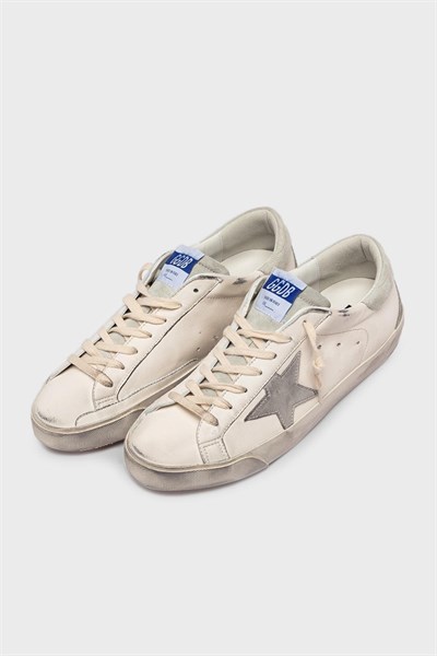 GOLDEN GOOSE SUPER-STAR ERKEK AYAKKABI GMF00102-F005359-11166