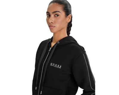 GUESS ECO VICTOIRE KADIN SWEATSHIRT W6RQ12KBYE2-JBLK